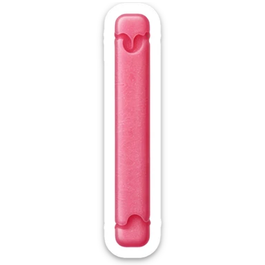 pink sour gummy stick sticker