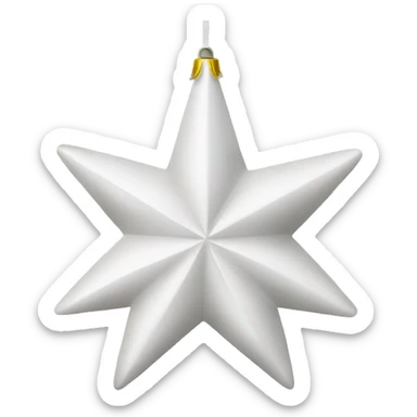 christmas decoration star sticker