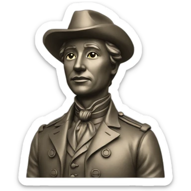 Independence statue  sticker
