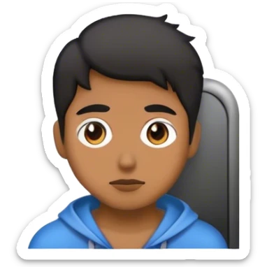 Personne qui attend sticker