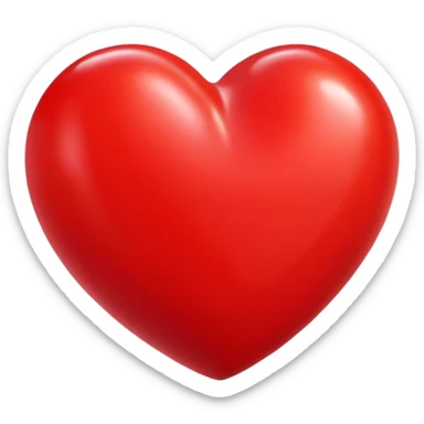 A giant ❤️ sticker