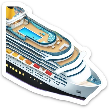 Cruise ship sticker