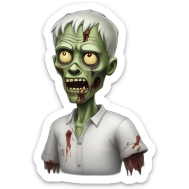 Zombie sticker