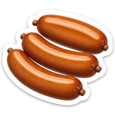 pork sausage sticker