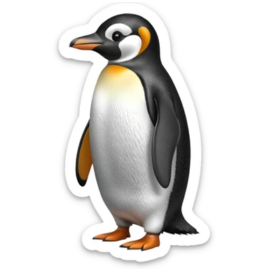 a penguin paradise (vr game) inspired penguin sticker