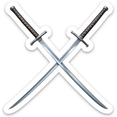 A katana sticker