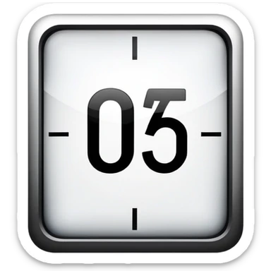 A SQUARE SHAPE WITH “DAYS LEFT” WRITTEN sticker