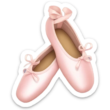 ballet shoes sticker