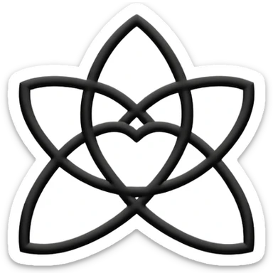 A heartagram like ville valo symbol yk sticker