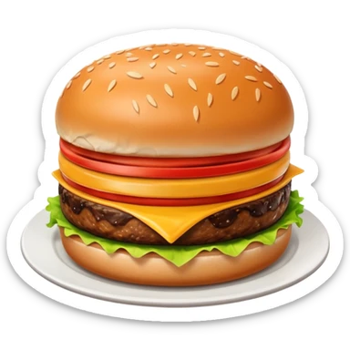 burger leftover sticker