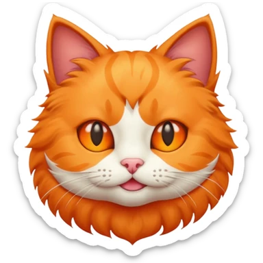 cat with 9 lives sticker