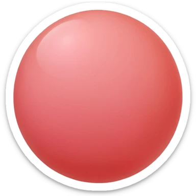 Coral pink sticker