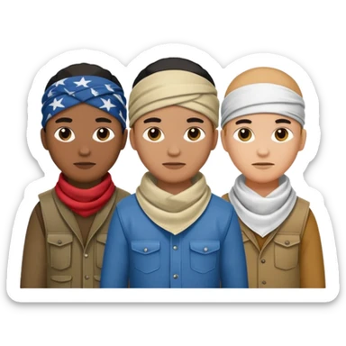 Gang members  sticker