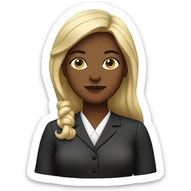 Female lawyer  sticker