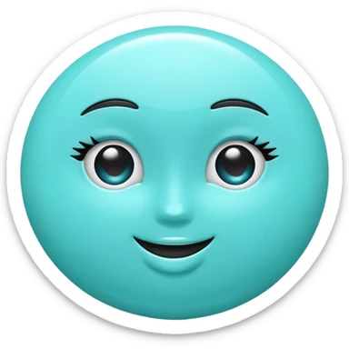 Tiffany blue sticker