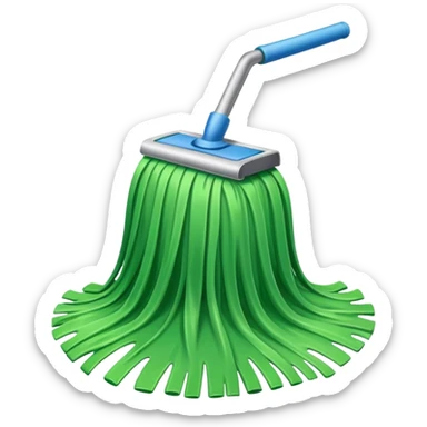 green mop sticker