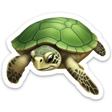 Sea turtle sticker