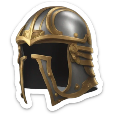 Casco de ares el dios griego sticker