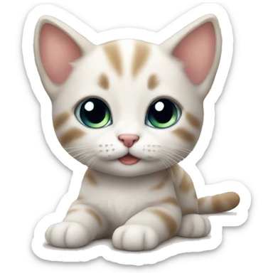 cute kitten sticker