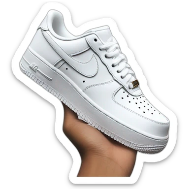 Nike air force 1 White sticker