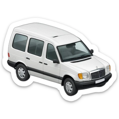 Mercedes e class van from 1997 sticker