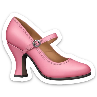 pink spot shoe sticker