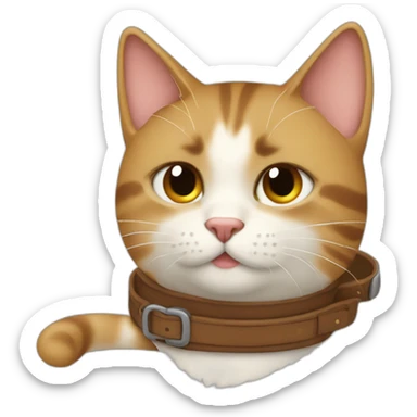 Gato con bota sticker