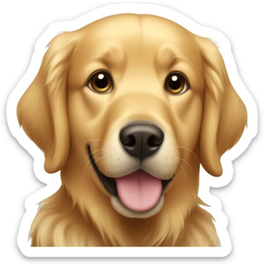 Golden retriever sticker