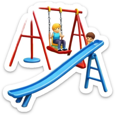  Seesaw park sticker