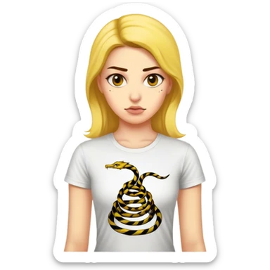 libertarian woman shirt dont tread on me sticker