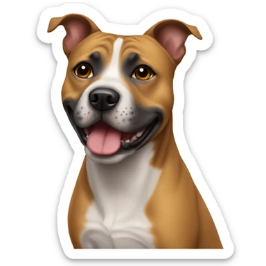 Staffy dog sticker