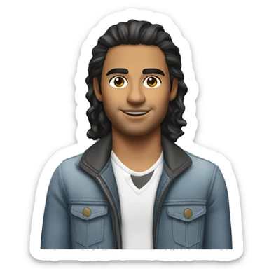 Manu Rios Fernandez model sticker