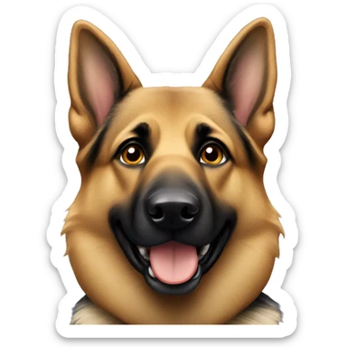 German shepherd  sticker