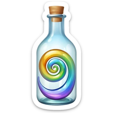 oile on bottle sticker