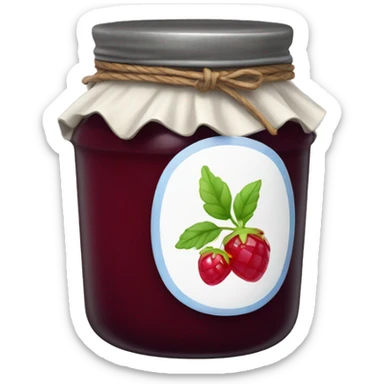 pot of jam sticker