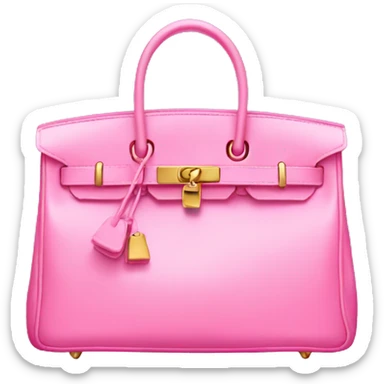 Birkin pink bag sticker
