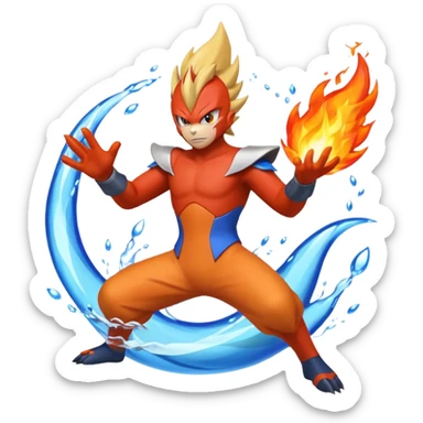 Blaziken-Inteleon-fusion sticker