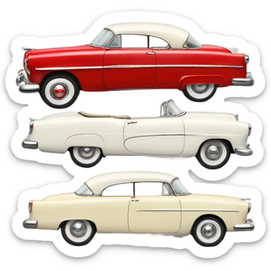 1950's Car sticker