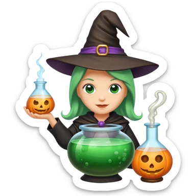 witch potions sticker