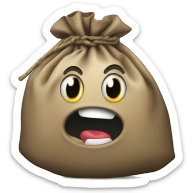 A nasty trashbag with a “Qori” name tag sticker