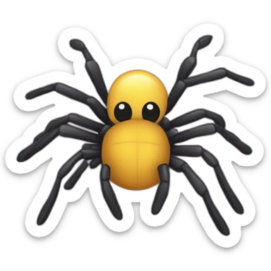 Une araignée qui met des slips sticker