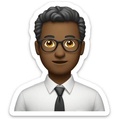 investor with spectacled sticker