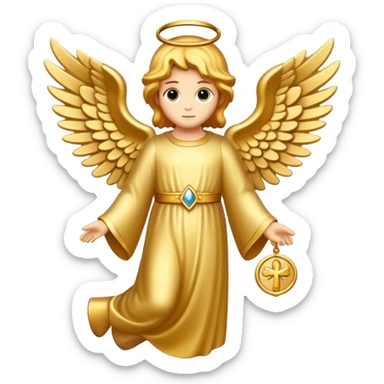 biblical angel emblem sticker