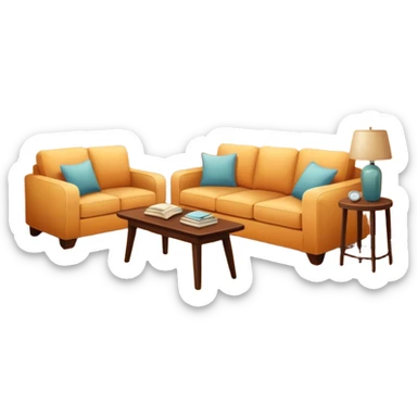 Living room sticker