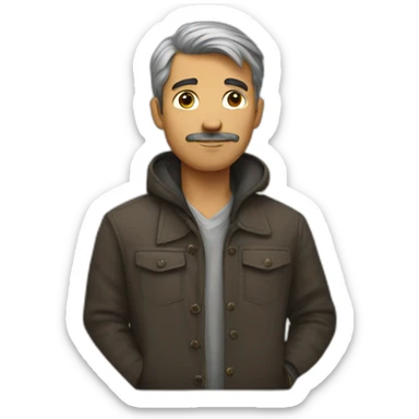 Hommes qui s'embrasse sticker