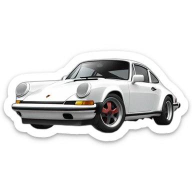 Porsche 911 récent sticker