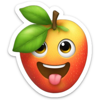 Cas fruit sticker