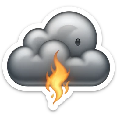 communication through fire smoke sticker