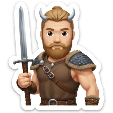 viking man sticker