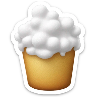 sniffing powdered sugar sticker